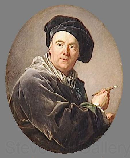 Louis Michel van Loo Portrait of Carle van Loo Norge oil painting art